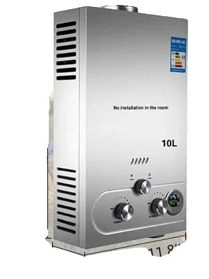 Kuumavesivaraaja, ilman säiliötä, ruostumaton teräs,10 L 20KW