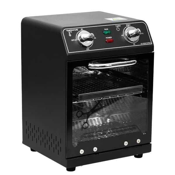 Højtemperatur desinfektionsmaskine, justerbar temperatur 0-220°C, 8L kapacitet,sort