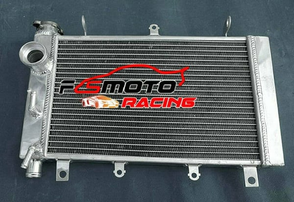Aluminiumradiator med blæser, robust design, øget kølekapacitet, TIG-svejset konstruktion