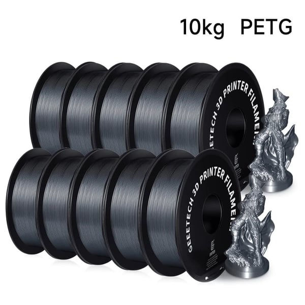 3D Print Filament, PETG Material, 1,75 mm Diameter,Sølv