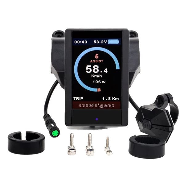 Elektrisk cykelindikator, fuldfarvet LCD-skærm, USB CE, , 850C Display