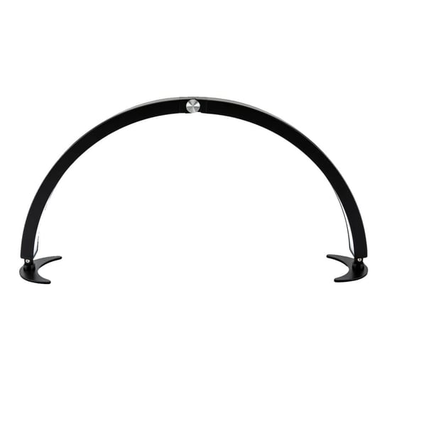 Negle Skrivebordslampe, Halvmåneform, LED Belysning,Sort