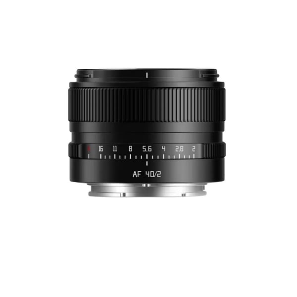 Auto Fokus Linse, 40mm Brændvidde, Kompatibel med Spejlløse Kameraer,Sony E-mount（FE）, sort-a