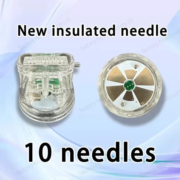 Engangs RF Microneedling Patron, Isolerede Nål, Flere Stikantal Muligheder,10pin 10stk