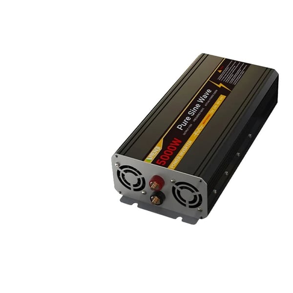 Tehoinvertteri, puhdas sinimuotoinen lähtö, korkea tehokkuusjäähdytys,5000W, 24V