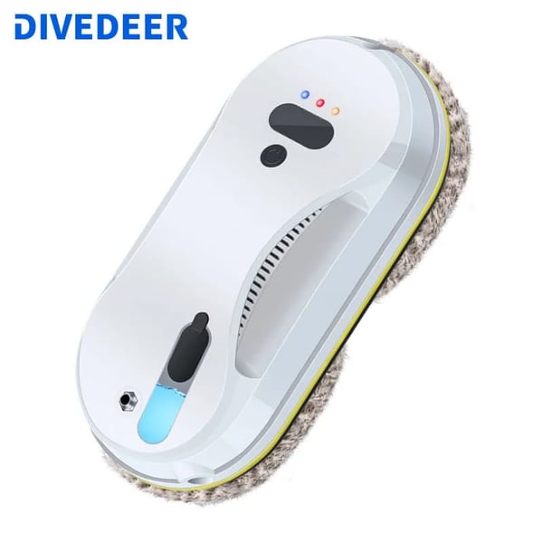 Vinduespudserrobot, Effektiv 2800Pa Sugeevne, Fjernbetjent Betjening,EU, HCR-09, Ja