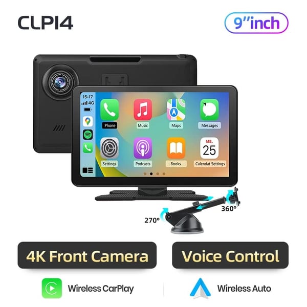 Bil DVR, 4K Video, Dobbelt Linse,CLP14-a, 64G-a