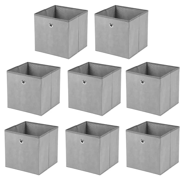 Foldbar Opbevaringsboks, Miljøvenligt Materiale, Pladsbesparende Design,Blå