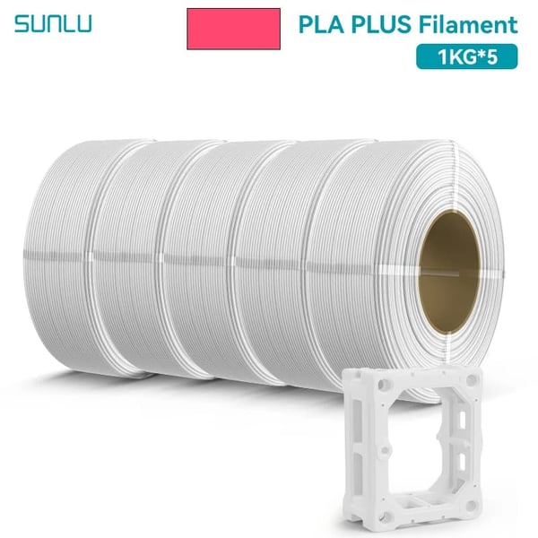 PLA Filament, 1,75 mm Diameter, Kompatibel med de fleste FDM-printere,PLAplus Hvid
