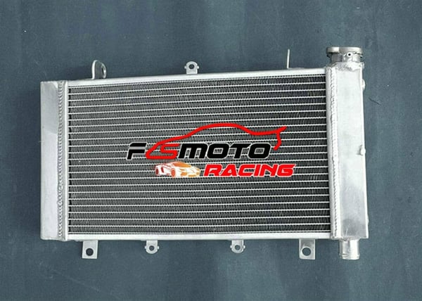 Aluminiumradiator med blæser, robust design, øget kølekapacitet, TIG-svejset konstruktion