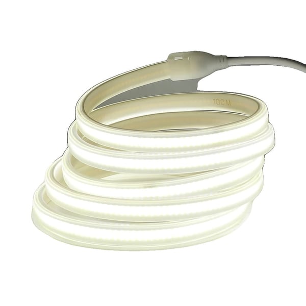 LED Strip Lys, Høj Lysstyrke, Vandtæt Design,EU Stik 220V, 20m, Kølig Hvid 6000K