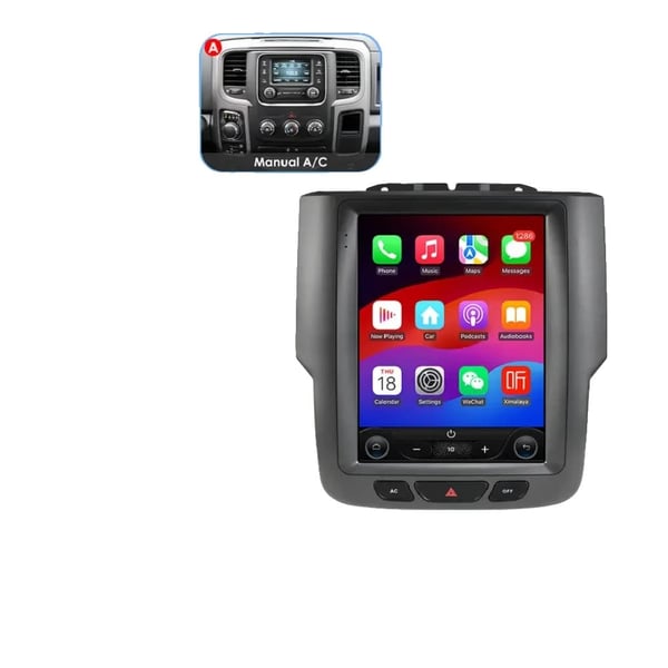 Bilradio, multimediefunktioner, kompatibel med Dodge RAM 1500 2500 3500 (2005-2023),P2CP A