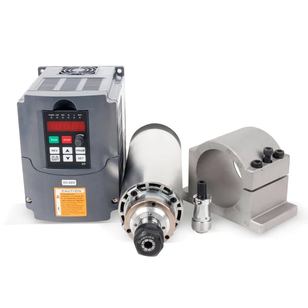 CNC Spindelmotor, PID Kontrol, RS485 Kommunikation,hele sæt, 1.5KW ER16