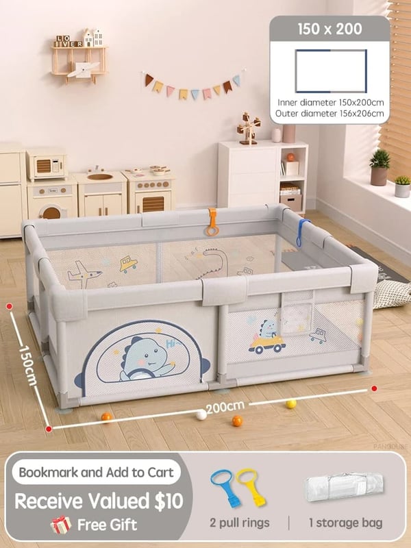 Babylegetårn, Sikker Design, Nem Overvågning,Type2 150 200cm