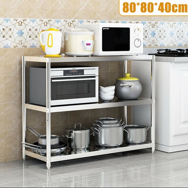 3-lags hylde, rustfrit stål, tung-duty, fugtbestandig, pladsbesparende design