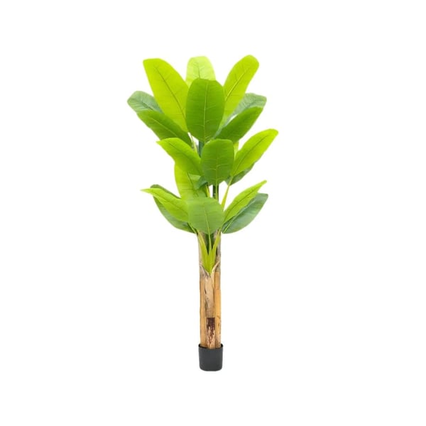 Kunstig Banantræ, Realistisk Design, Vedligeholdelsesfri Dekoration,210cm