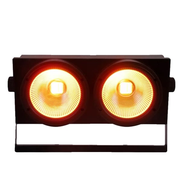 Scene Belysningseffekt, LED COB Flomlys, Dynamisk DMX Kontrol,2stk RGBWA UV, EU Stik