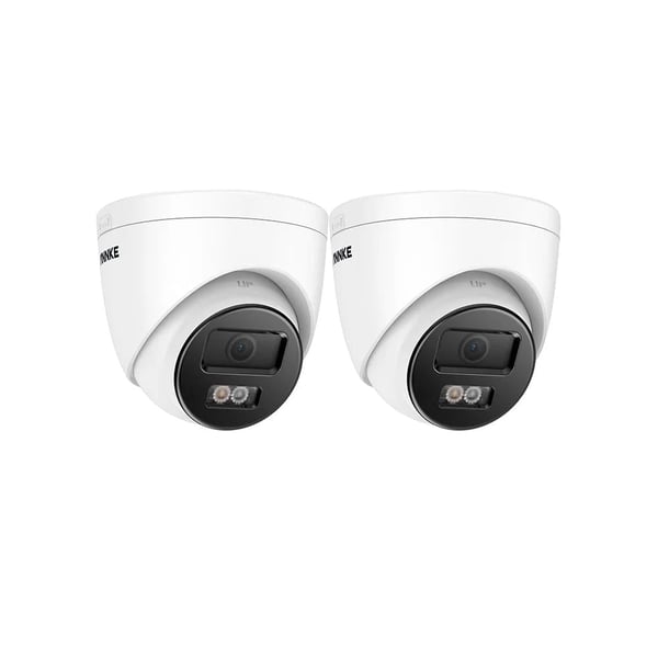 12MP PoE Sikkerhedskamera, Avanceret Bevægelsesregistrering, IP67 Vejrbestandig,2 stykker