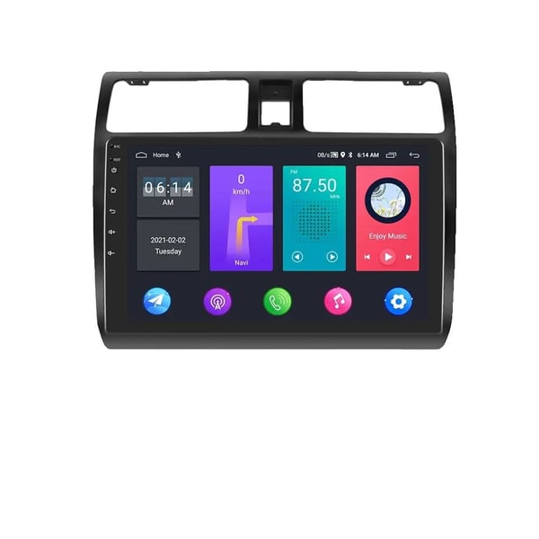 Bilradio, Android kompatibilitet, GPS navigation, 1-32GB