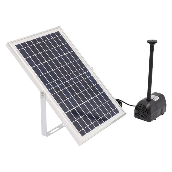 Solbrønd Pumpe, 264,17 GPH Flow Rate, IP68 Vandtæt,sort