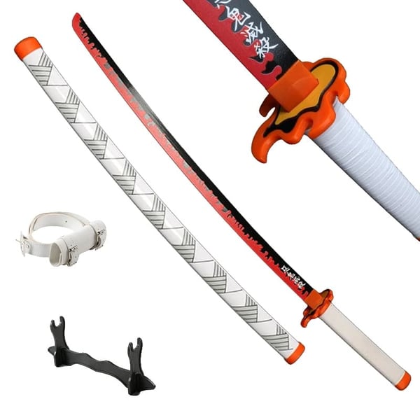 Anime Katana, 104 cm Pituus, Kevyt Bambuterä,Kyoujurou Anime Katana, 104 cm Pituus, Kevyt Bambuterä,Kyoujurou