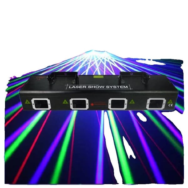 Laser-näyttöjärjestelmä, 80W teho, monitoimiset tilat