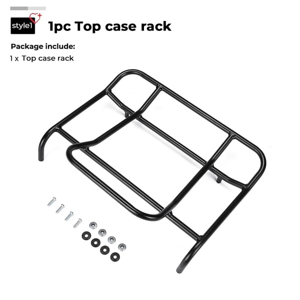 Top Case Rack, Holdbar Stål Konstruktion, Nem Installation,Reol