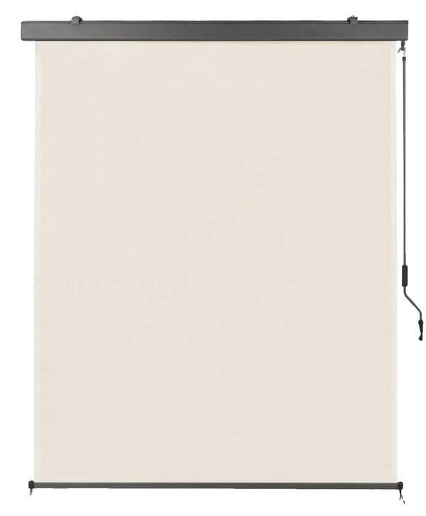Käytettävä pystysuora markiisi, UV-suojattu, manuaalinen käyttö,Beige 160 cm x 250 cm
