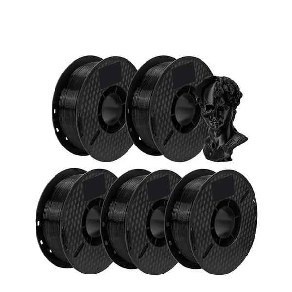 3D-tulostimen filamentti, 5KG PETG-muovia, musta valkoinen väri, Musta 3D-tulostimen filamentti, 5KG PETG-muovia, musta valkoinen väri, Musta