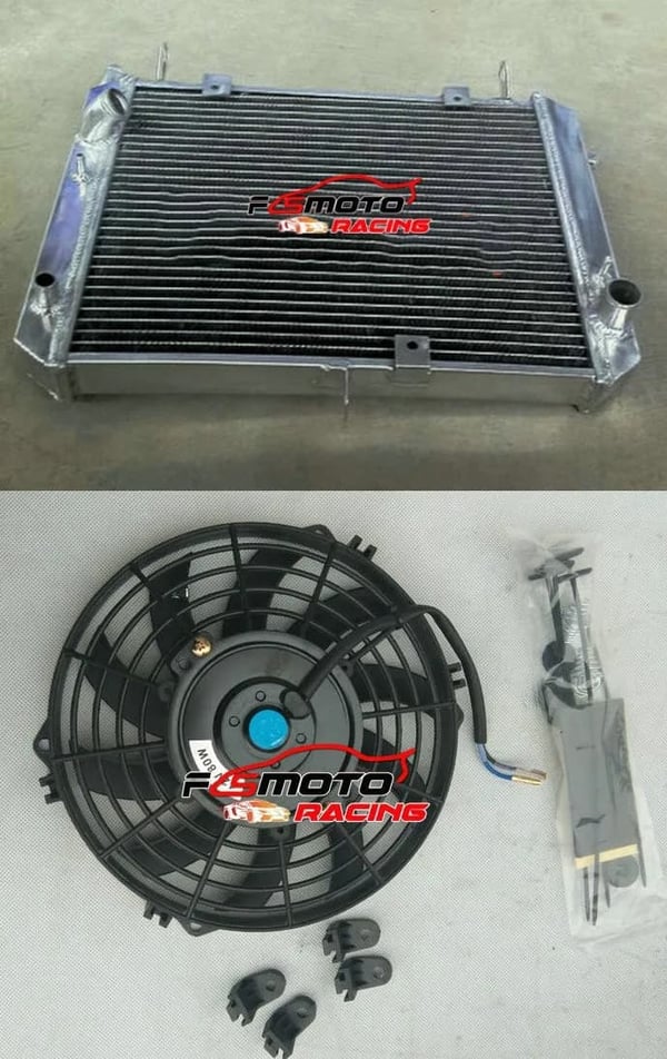 Radiator, Aluminiumkonstruktion, Forbedret Køleydelse,Radiator og blæser