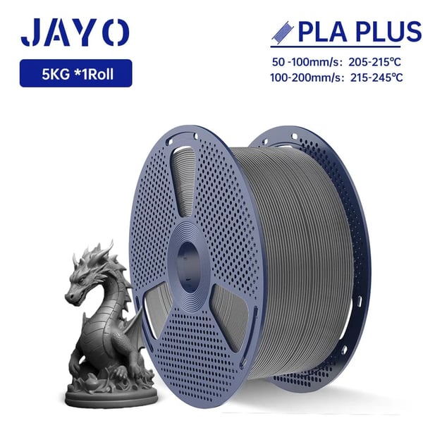 3D-printer filament, høj sejhed, nem at bruge,PLA plus Grå 5KG