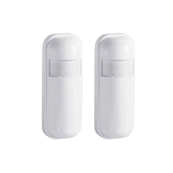 PIR bevægelsessensor, trådløs 433MHz, kompatibel med alarmsystemer,2PCS