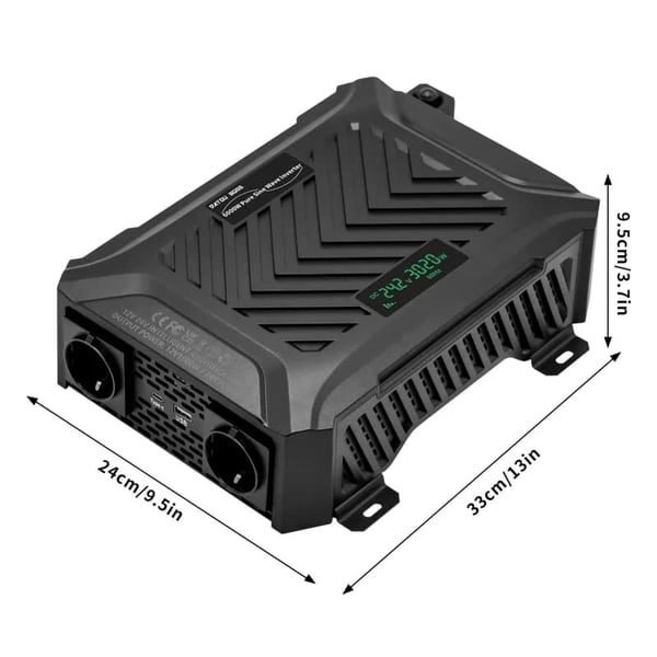 DC/AC Inverter, Kompakt Design, Dobbelt Spændingskompatibilitet,TY-PSW-6000W, Europa, 12V 24V