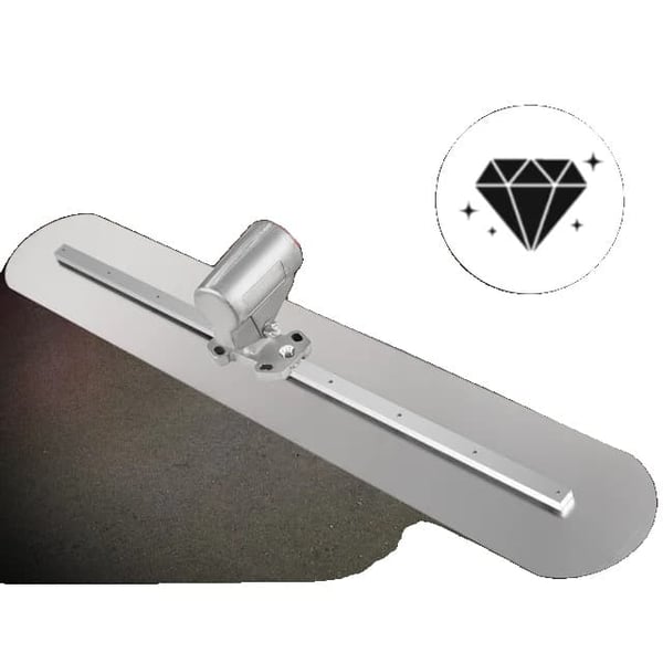 Betonflåde sæt, Heavy-Duty Magnesium & Aluminiumslegering, Justerbart Beslag, Rød 1200x200mm