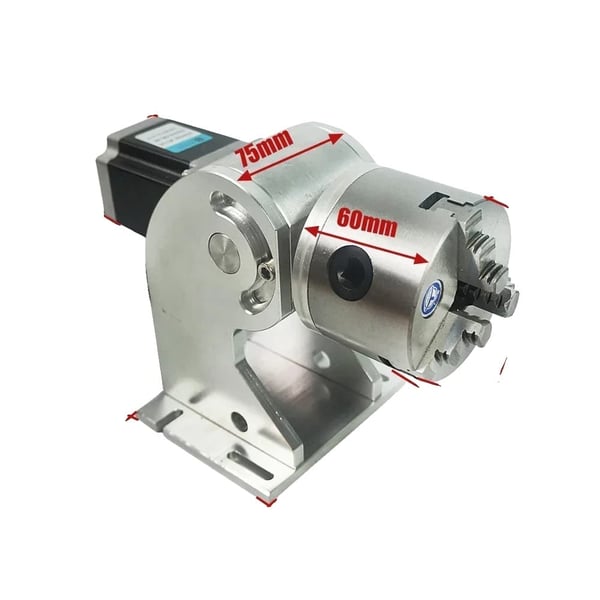 Rotary Akse, 360-Grad Rotation, Kompatibel med Fiber Laser Markeringsmaskiner,220V
