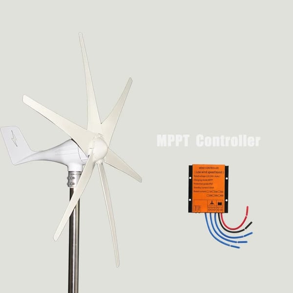 Vindmøllegenerator, lav startvindhastighed, høj energianvendelse, med lille MPPT, 3000W, 48V