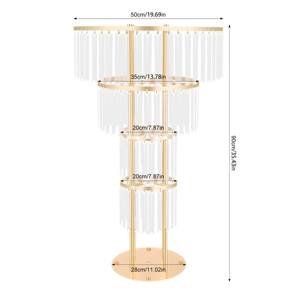 Blomsterstand, Fritstående Design, Elegant Præsentation,4 niveauer, M