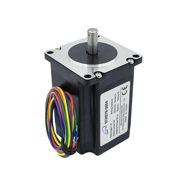 Stepper Motor, Høj Moment, Dobbelt Fase,8mm, 1.8N.m