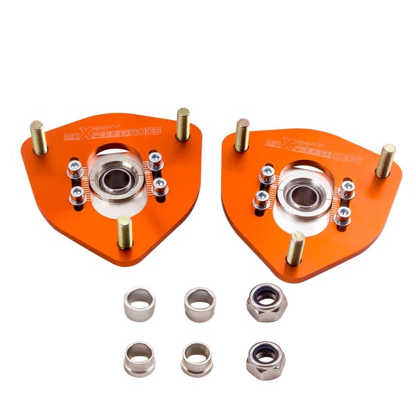 Suspensions Top Mounts, Justerbar Tændingsmærke, Bushing Pillow Ball Design, Kompatibel med Nissan S13 S14
