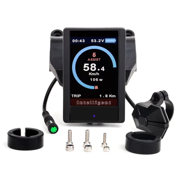 Sähköpyörän vilkku, täysväri LCD-näyttö, USB CE, , 850C Display