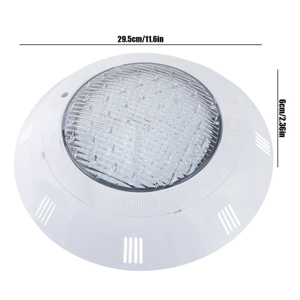 LED Poollys, Vandtæt, Fjernbetjening,HVID