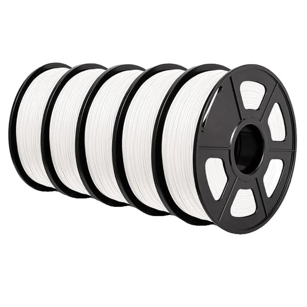 3D Filament, 1,75 mm, Miljøvenlig, 1 KG,ABS hvid 3D Filament, 1,75 mm, Miljøvenlig, 1 KG,ABS hvid