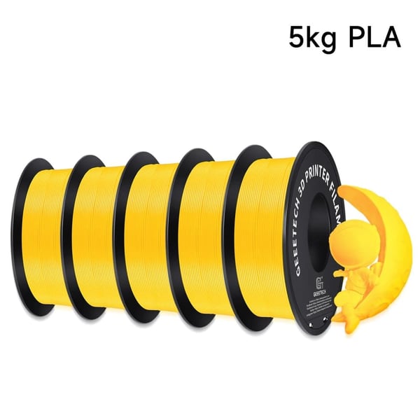 3D-tulostimen filamentti, PLA-materiaali, 1,75 mm halkaisija,Keltainen