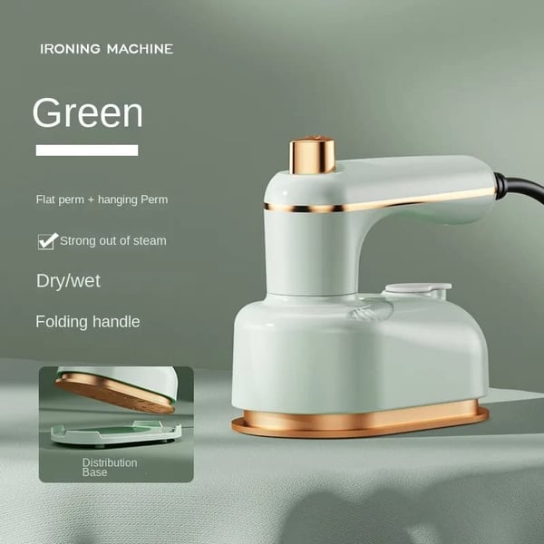 Dampstrygejern, Bærbart Design, Dobbelt Funktionalitet,grøn, EU