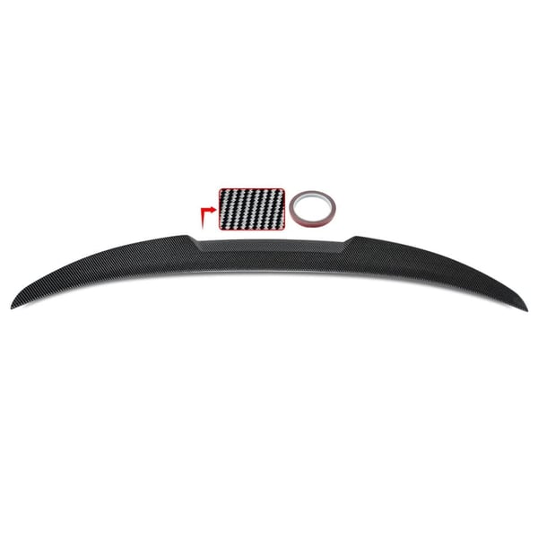 Bagagerums Spoiler, Aerodynamisk Design, Nem Installation,Kulfiberlook