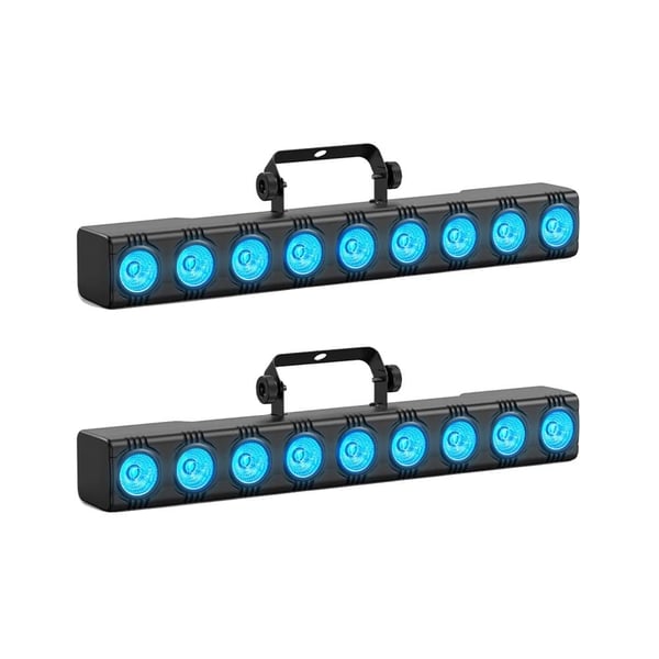 Scene Belysningseffekt, RGBW Multi-Farve, Dynamiske Kontrolmuligheder,2PCS, EU Stik
