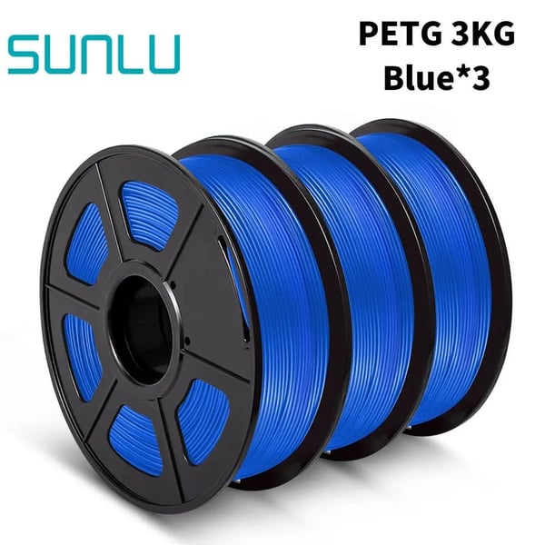 PETG Filament, 1,75 mm Diameter, Miljøvenlig, Lav Shrinkage,PETG-BL-3KG