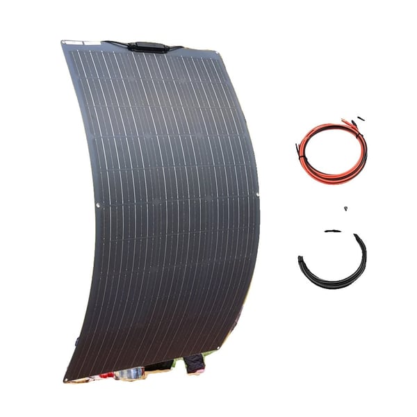 Aurinkopaneeli, joustava muotoilu, korkea tehokkuus,12V 100W sarja
