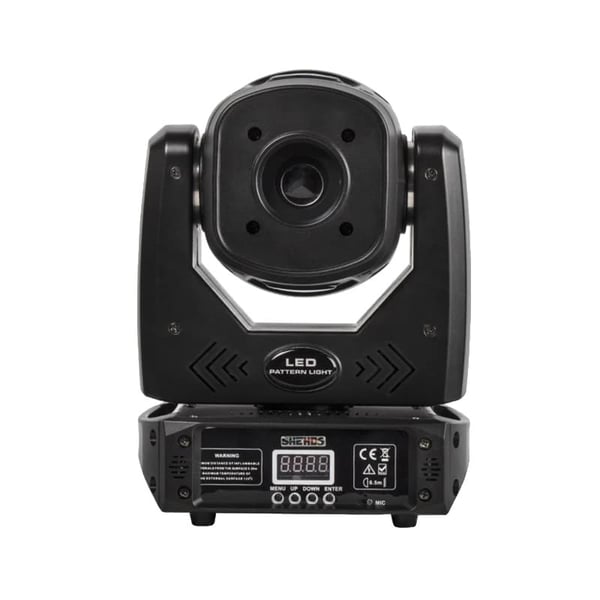 LED Moving Head Light, 540° Pan, 200° Tilt,1 stk, EU -stik