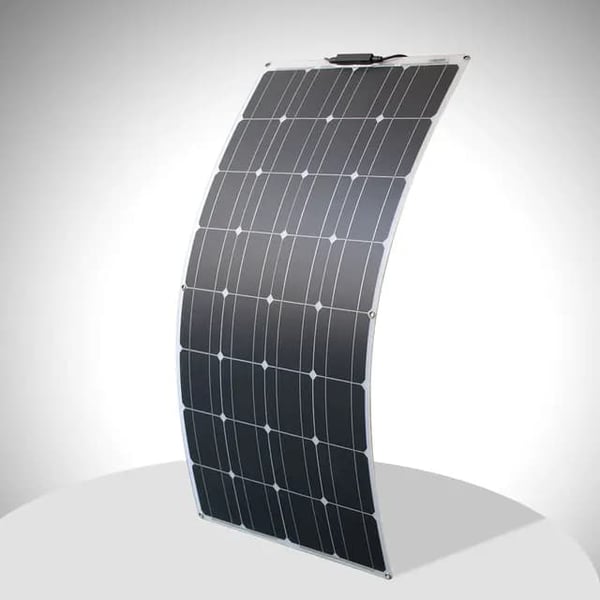 Solcellepanel Kit, 100W Effektudgang, Fleksibel og Udendørs Brug, 100w solpanel